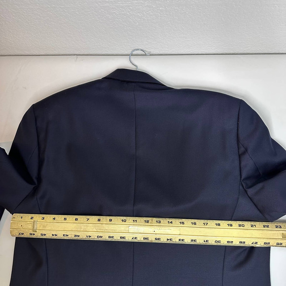 Lauren Ralph Lauren Men's Blazer Sport Coat 100% Wool 2 Button Navy Blue 42R - Picture 11 of 11